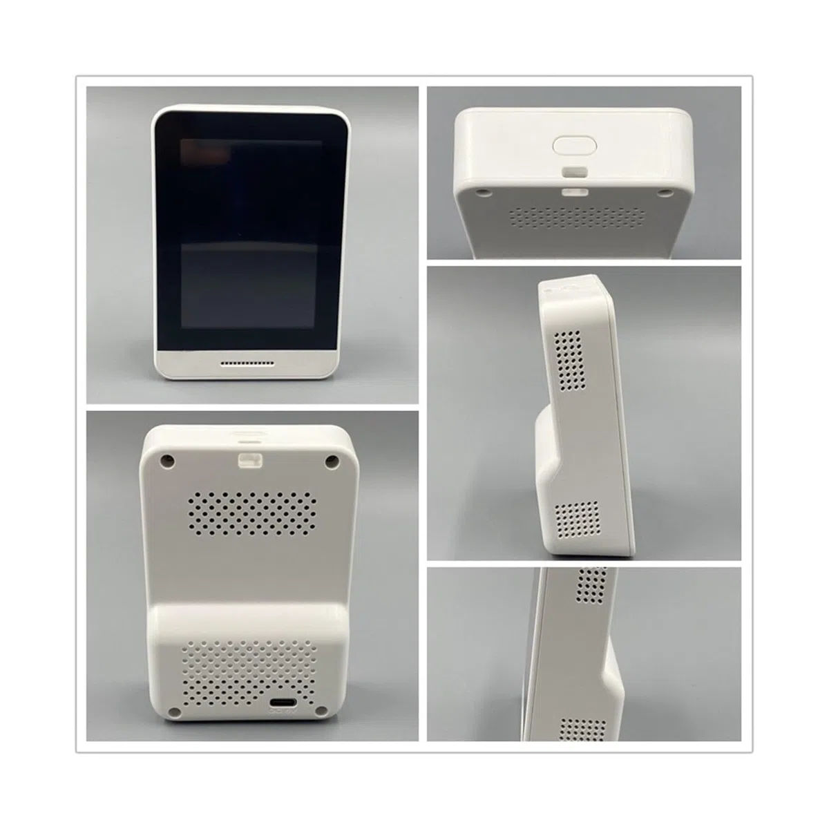 Rilevatore Gas, Rilevatore di CO2 5 in 1 Rilevatore di qualità dell'aria Rilevatore di anidride carbonica Tester di umidità della temperatura digitale portatile Misuratore di CO2 HCHO TVOC,per casa u