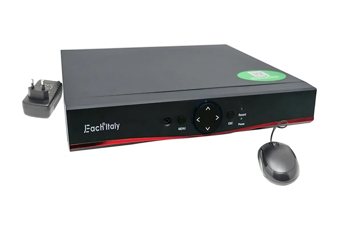 DVR 4 canali 5in1 videosorveglianza 200MPX video recorder 1080P AHD 9004T CLICLED
