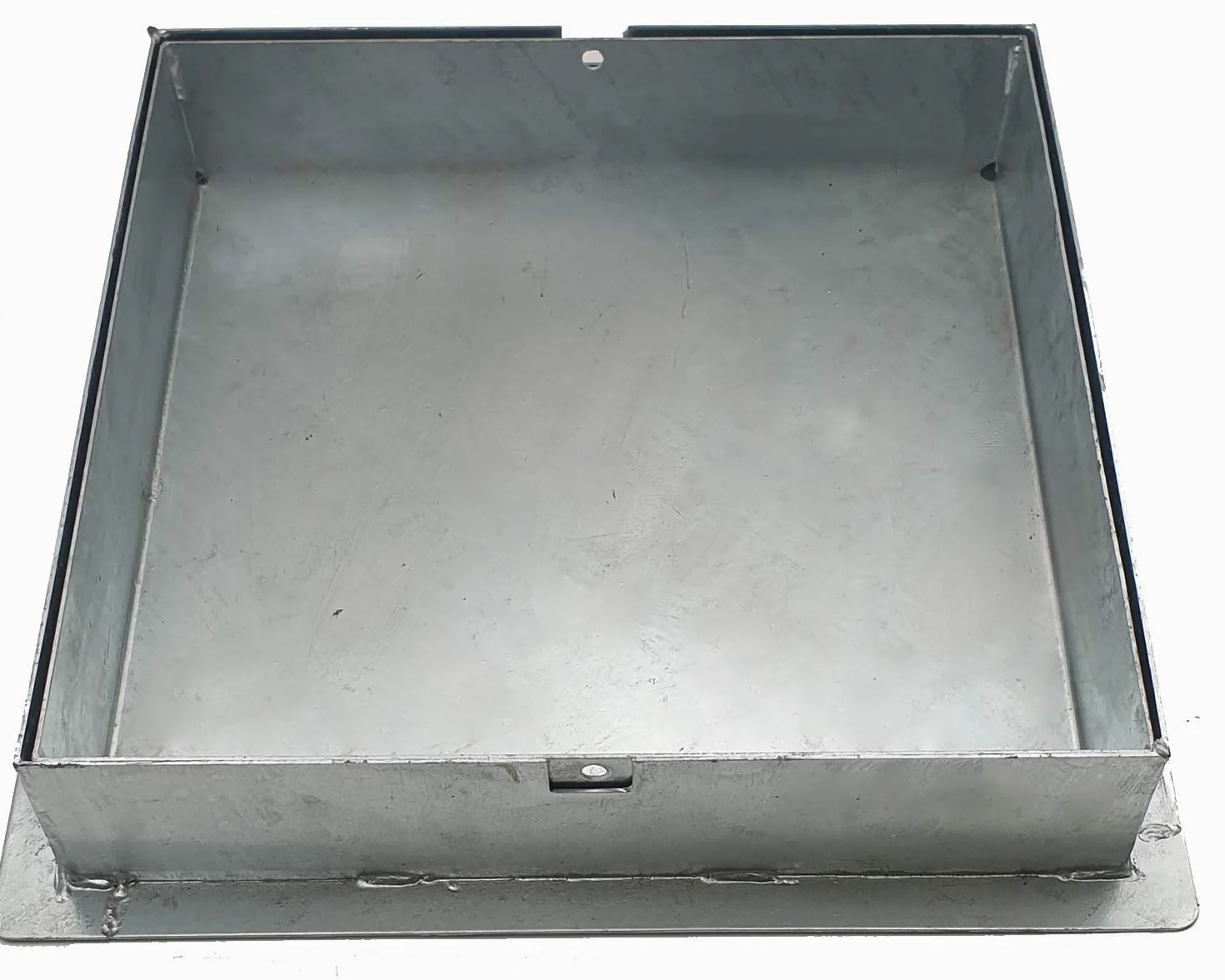 EINSIDE Sigillo zincato pesante porta pavimenti, Chiusino zincato botola a scomparsa altezza 8 cm, 30 x 30 cm