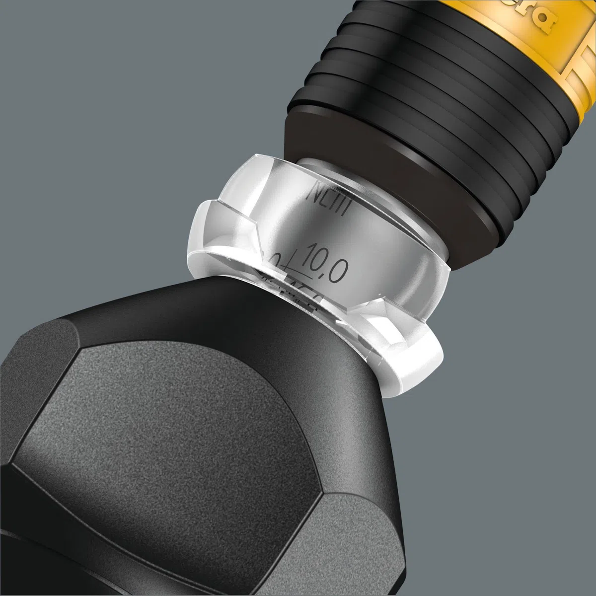 Wera, 7430 Kraftform Giravite dinamometrici regolabili ESD con porta-inserti Rapidaptor, 1/4 pollice, 0,10-0,34 Nm