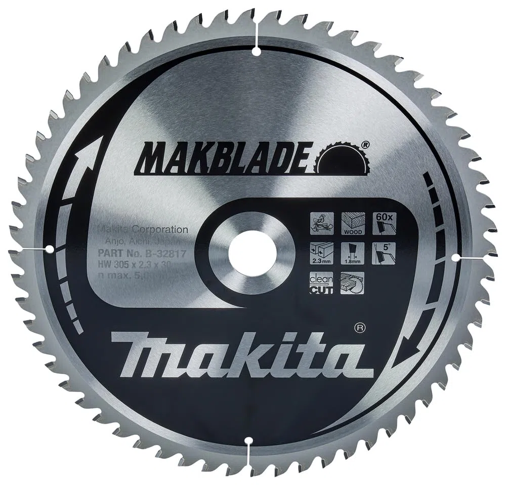 Makita B-32817 Lama Sega Circolare T.C.T. 305x30mm 60T Legno