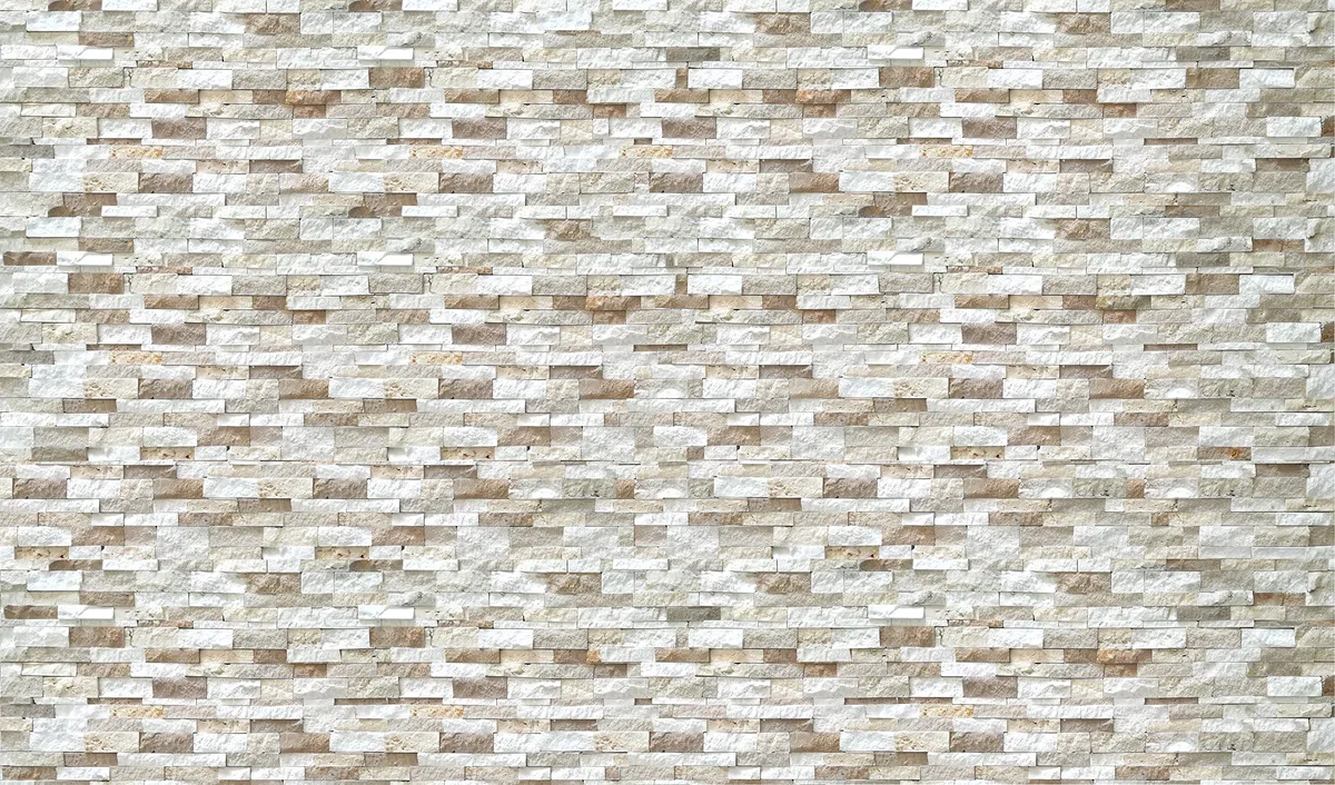 Rivestimento in Pietra Naturale per Parete Decorativo, travertino Color