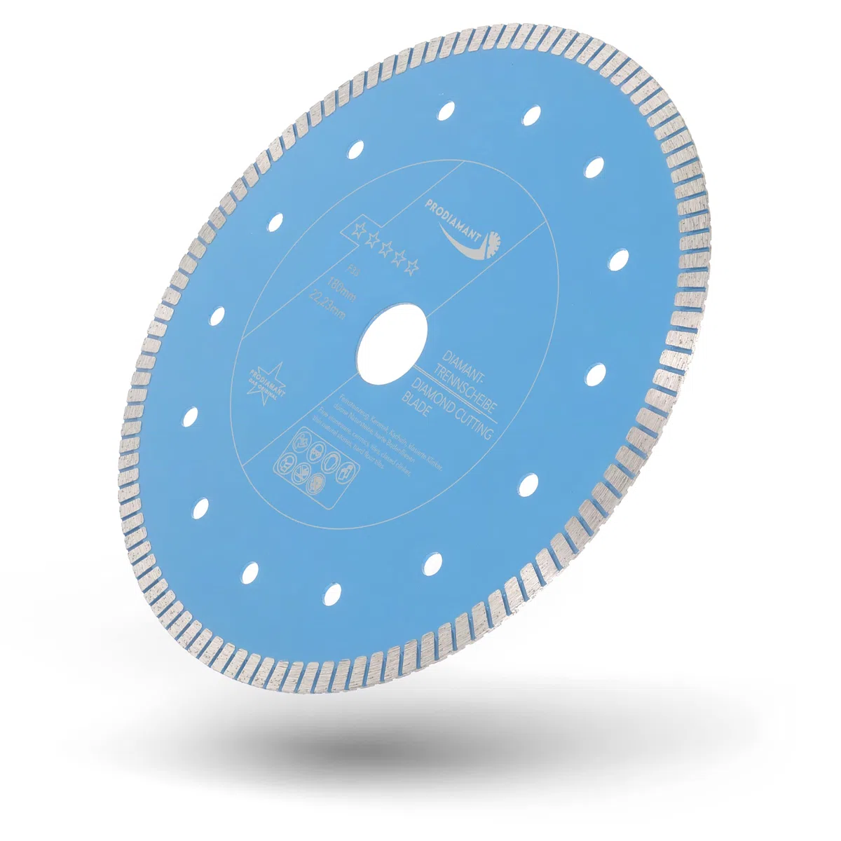 PRODIAMANT Disco diamantato Premium piastrella 180 mm x 22,2 mm Disco diamantato PDX83.975 180mm