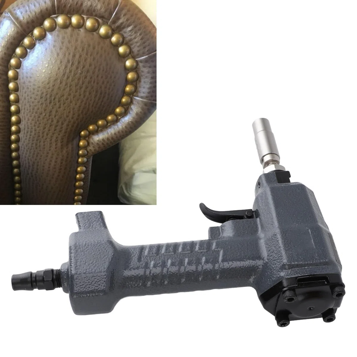 KIMISS 1170 Pneumatic Deco Nailder, Mobili per un Chioder per Impianti in Pelle Divano, per il Lavoro di Tappezzeria Deco