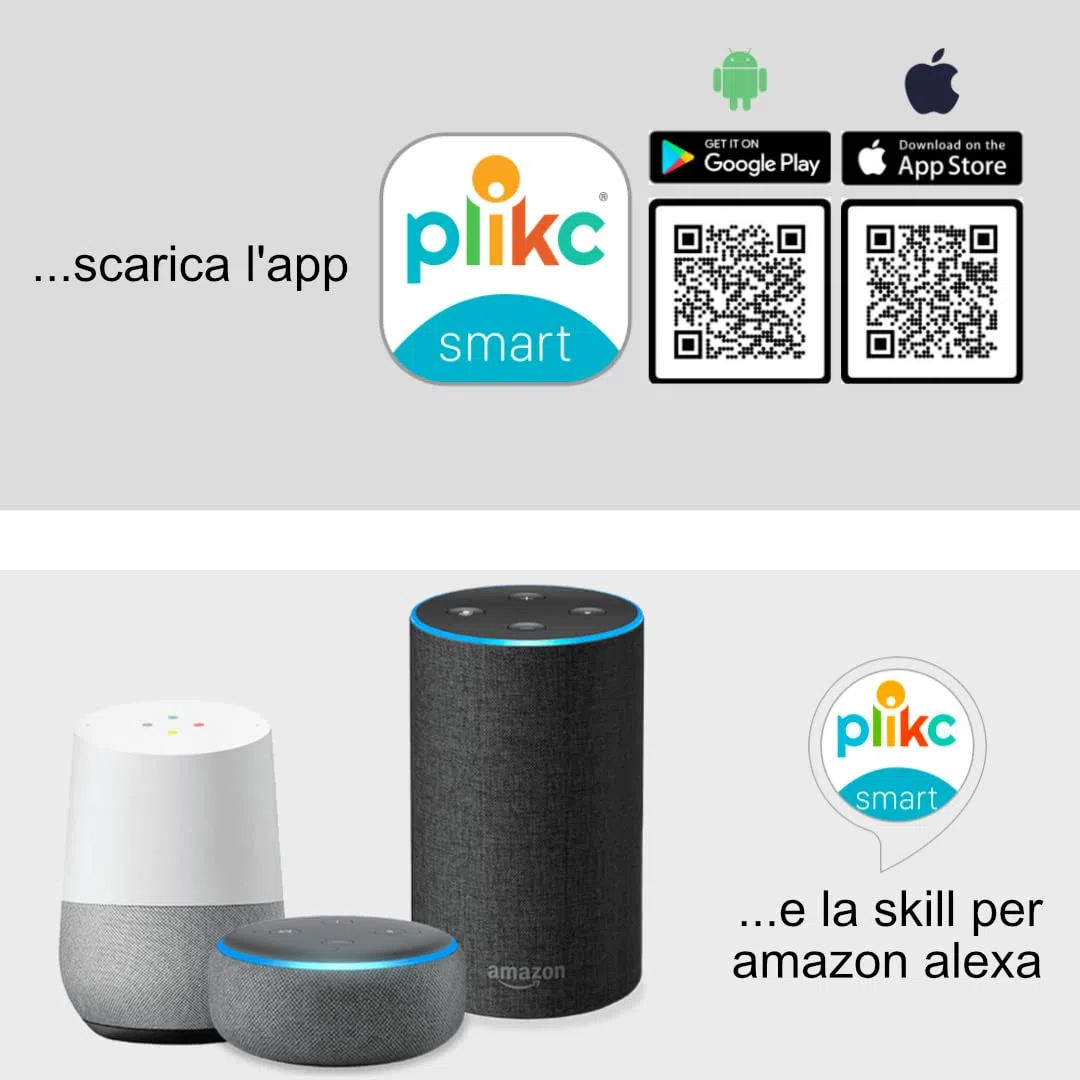 Plikc - Interruttore orario astronomico - giornaliero/settimanale - multifunzione WIFI 48-230Vac -compatibile con Alexa e Google - plikc astro wifi