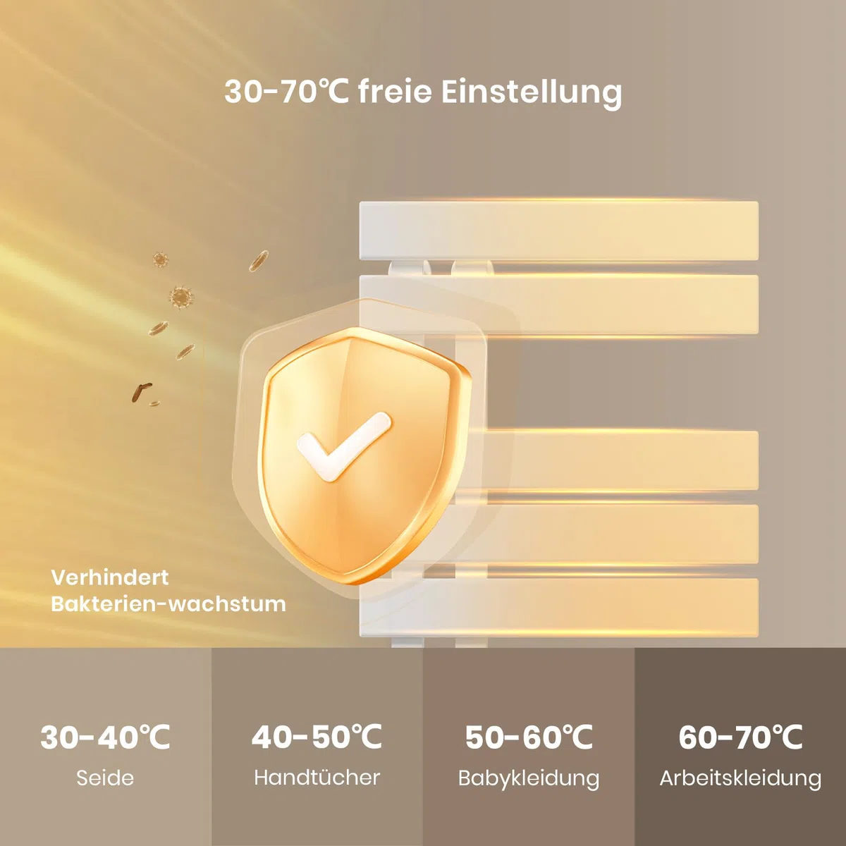 EMKE Scaldasalviette elettrico da bagno, 500 x 1000 mm, scaldasalviette elettrico a risparmio energetico, scaldasalviette elettrico per Alexa, Google Home e app, bianco, 350