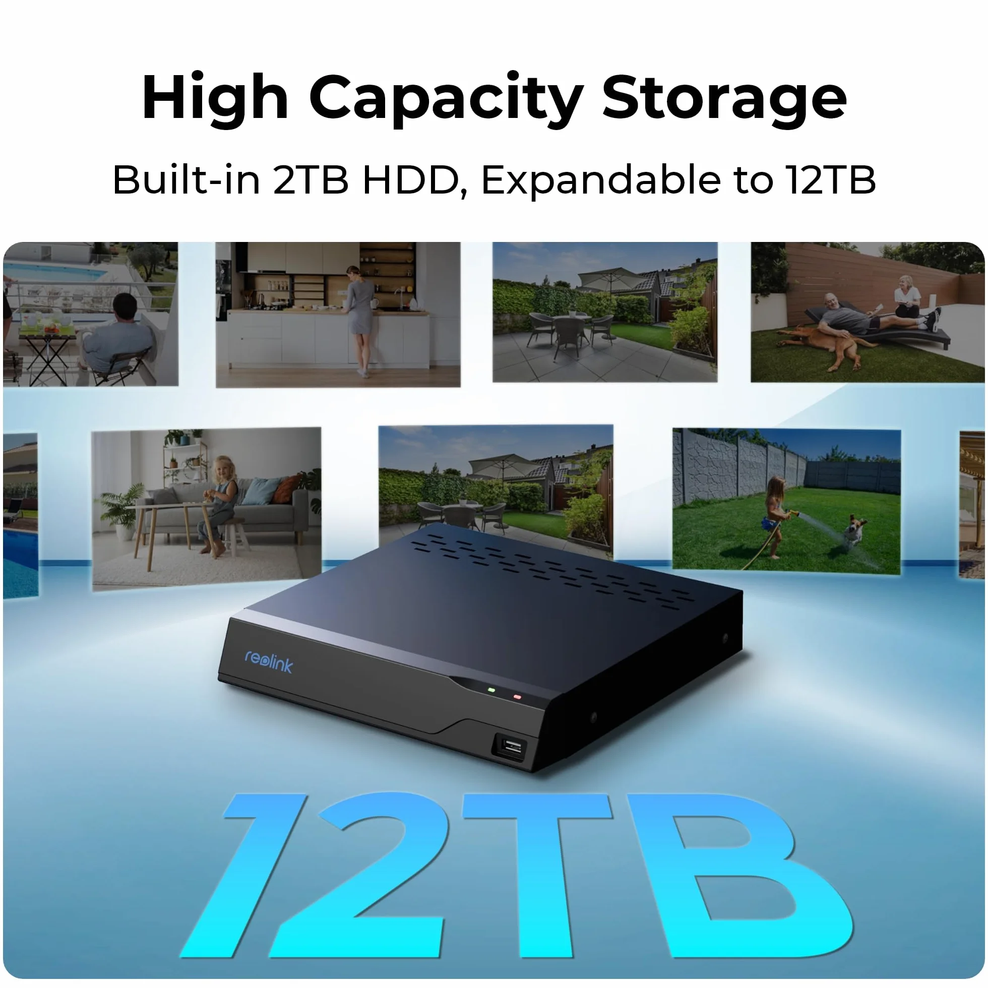 Reolink Video Registratore di rete RLN-8-410-2TB 2 TB