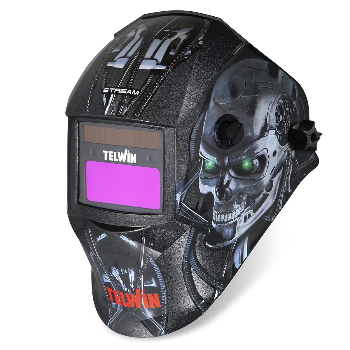 TELWIN 804234 STREAM ROBOT MASCHERA A CASCHETTO PER SALDATURA MMA/MIG-MAG/TIG