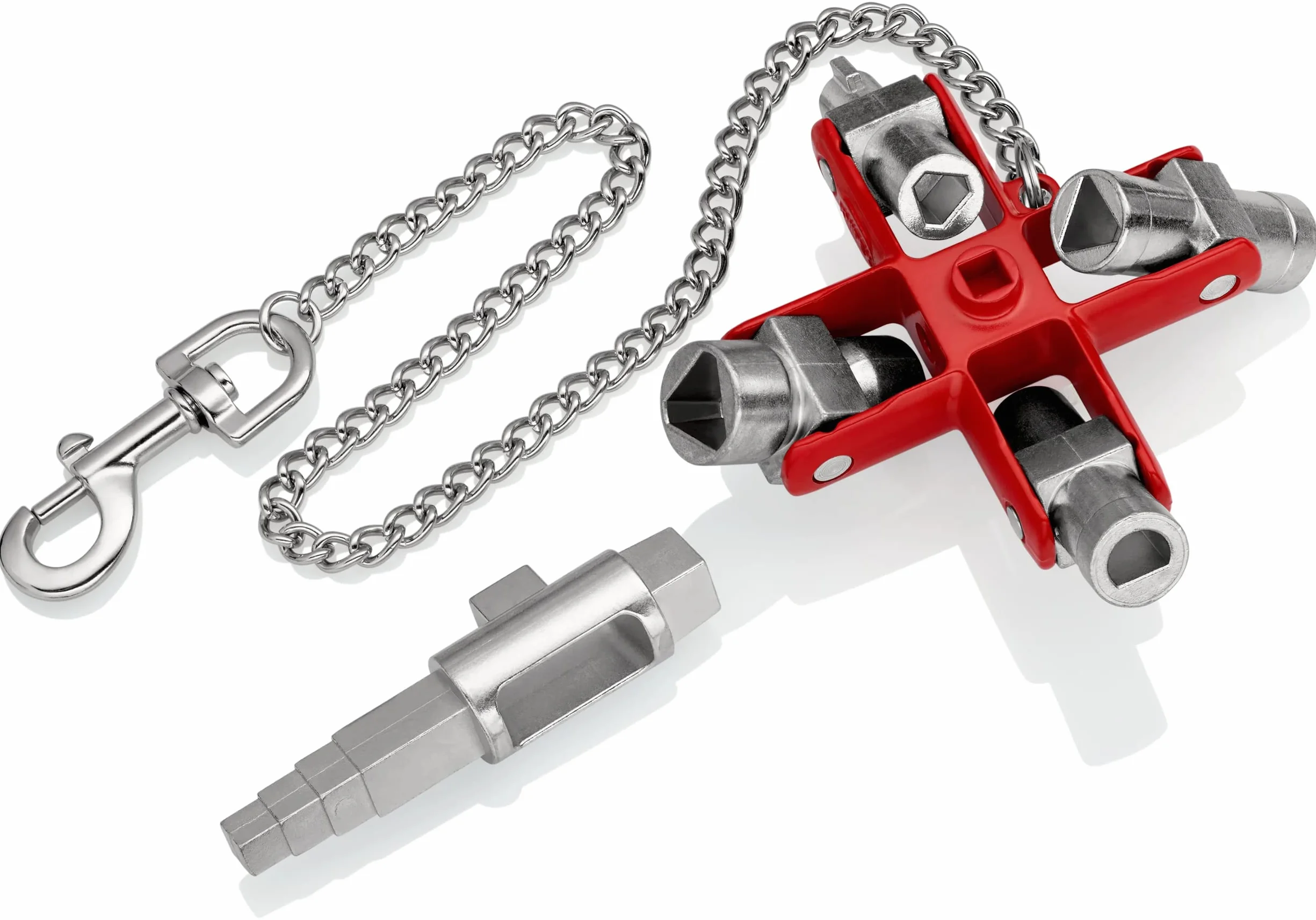 KNIPEX Chiave universale Edilizia per tutti i sistemi di chiusura più comuni 96 mm, 00 11 06 V01