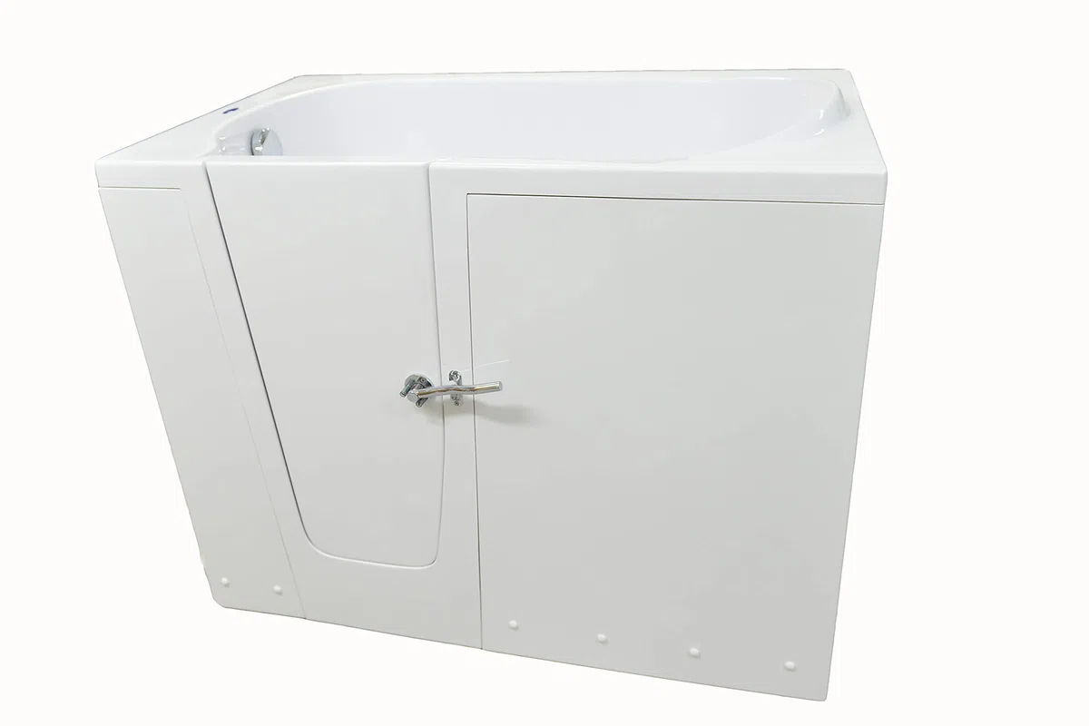 RUBIN per vasca da bagno, maniglia a sinistra, con soglia bassa (15") cm)