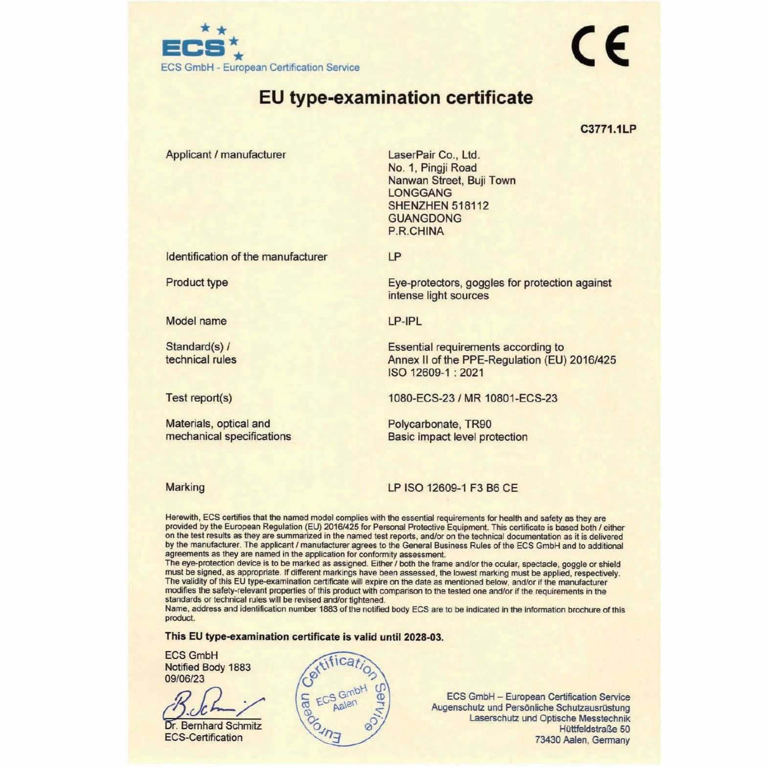 IPL Occhiali di sicurezza 200-1400nm Occhiali di protezione Laser Occhiali di sicurezza, occhiali di protezione UV, occhiali protettivi per depilazione laser | Protezione occhi per depilazione laser, certificazione CE, per luci IPL e trattamento di bellez