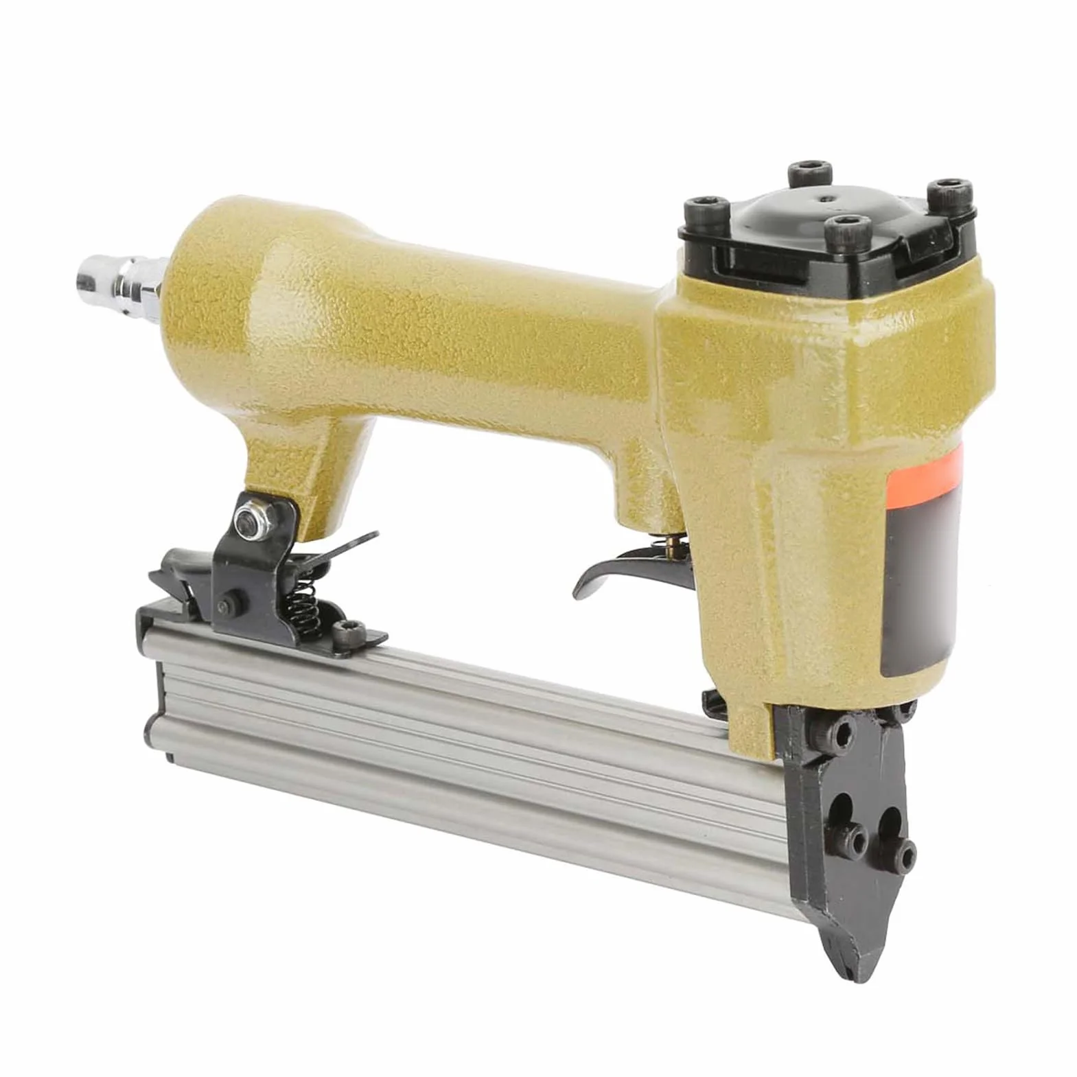 Ausla Chiodatrice Pneumatica Professionale, 10-25 mm, Capacità 100 Chiodi, per Armadietti e Giunzioni in Legno, Utensile ad Aria Compressa per Finiture