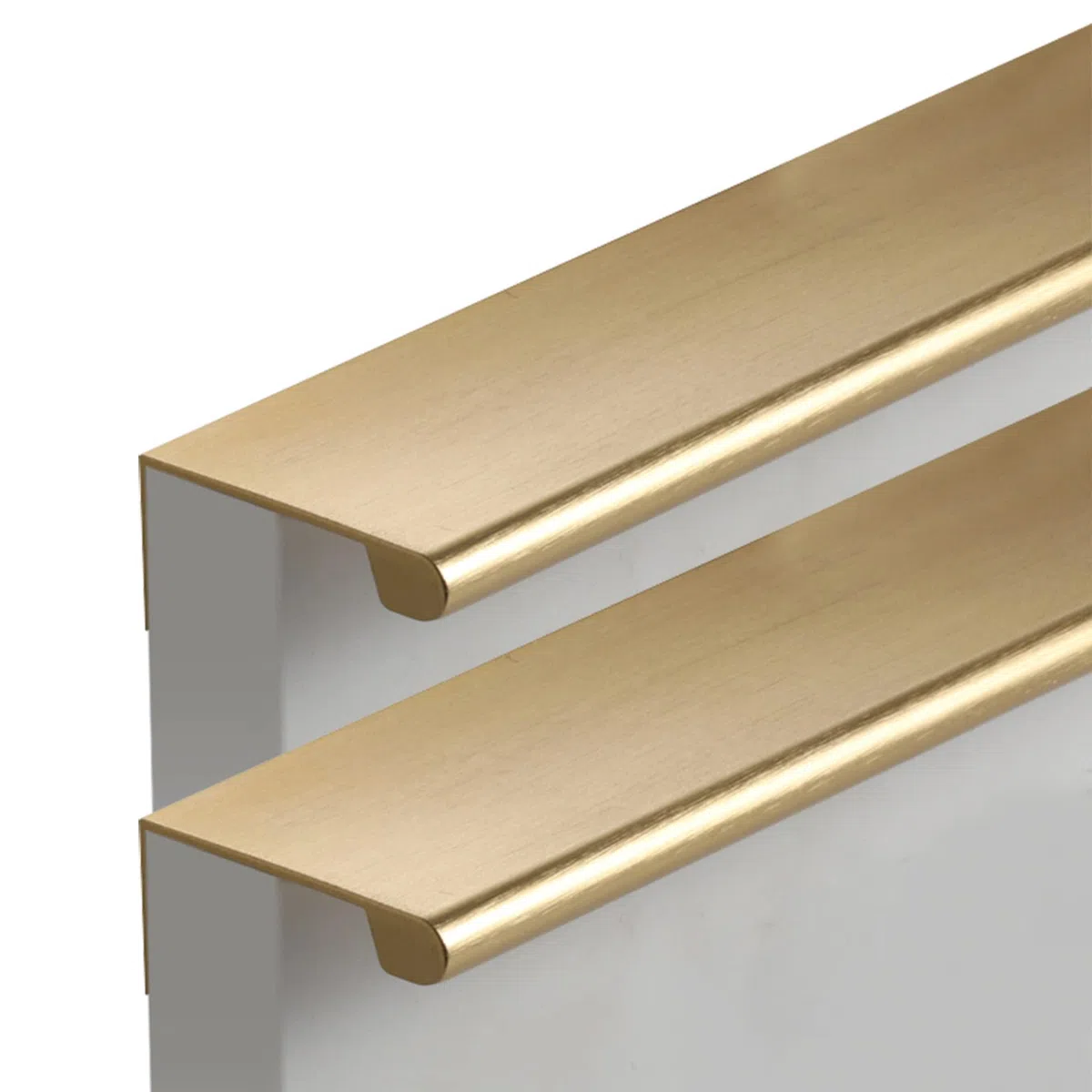 Maniglie Nascoste per Mobili Maniglie delle Porte del Guardaroba in Oro Maniglia per Armadio da Cucina da 2 Pezzi Maniglie per Cassetti Extra Lunghe, Lega di Alluminio (Length 1000mm)