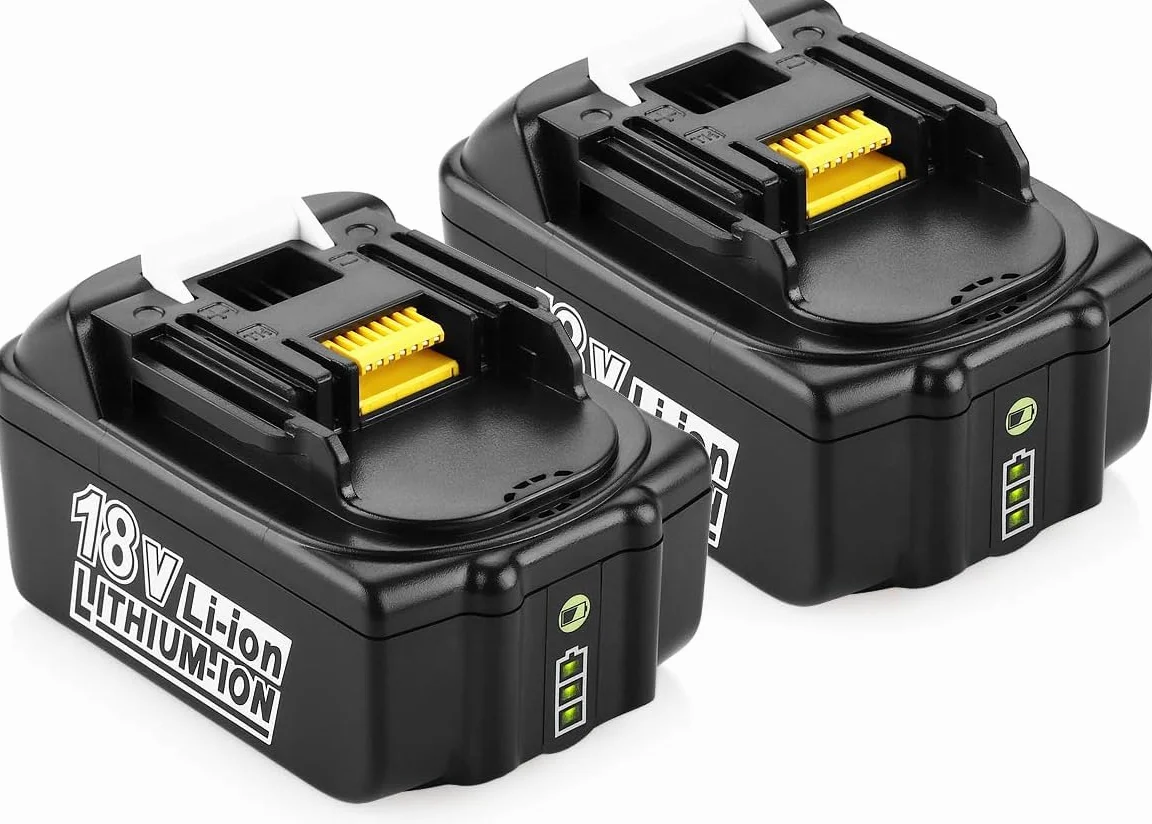 Energup 2 x 18V 5.0Ah Batteria per Makita Batteria 18V BL1850 BL1860 BL1840 BL1830 BL1820 BL1815 194205-3 194309-1 194205-5 con Indicatore LED