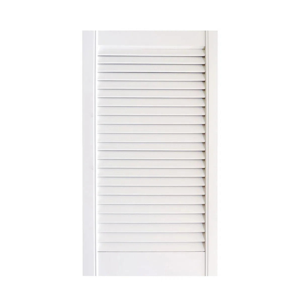 Onlywood Antine in Legno Massello - Sportello in Legno struttura a Persiana - Ante per cucina muratura o per creare mobili fai da te (bianco, 594 x 993 h. mm)