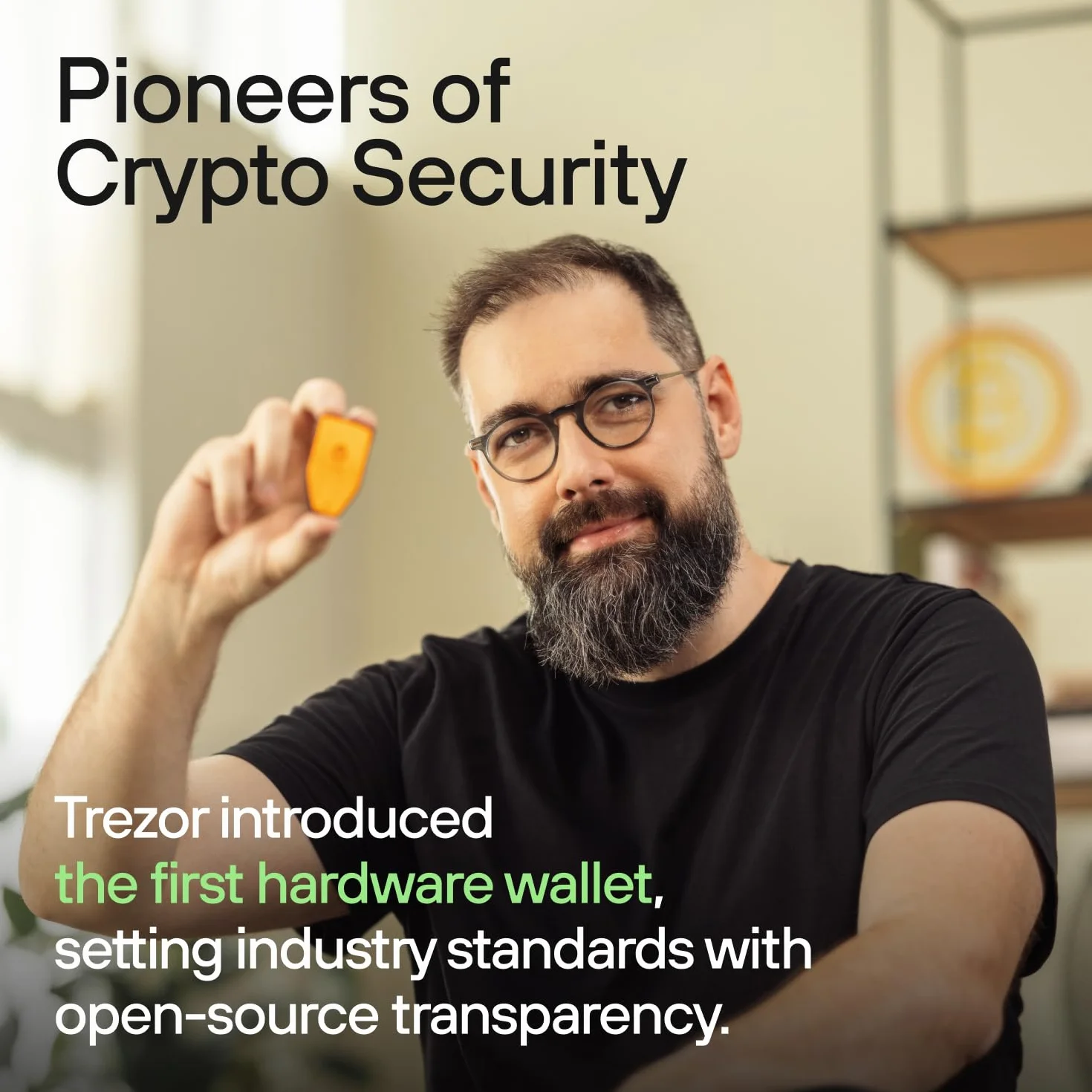 Trezor Safe 3 - Cartera de Hardware Criptográfico Protegida con Elemento Seguro - Compre, Almacene y Administre Activos Digitales de Forma Sencilla y Segura (Cosmic Black)