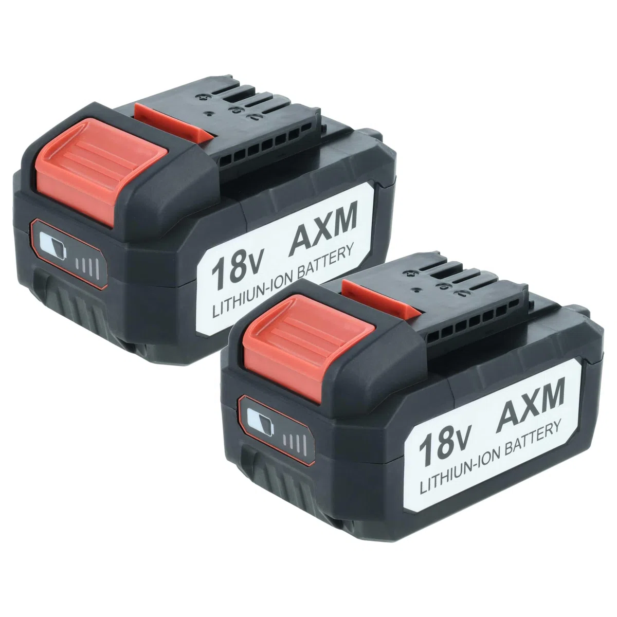 2x batteria compatibile con Flex Lithium Power 18V utensile (5000 mAh, Li-Ion, 18 V)