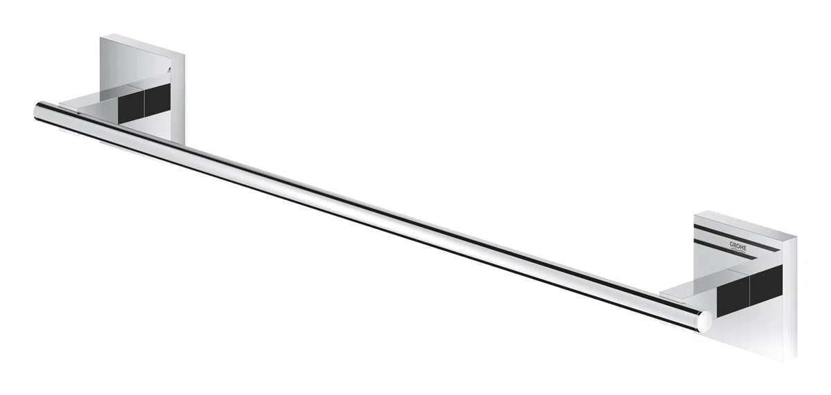 GROHE QUICKFIX Start Cube, Porta asciugamani, Installazione con vite o con colla, Cromo, 450mm, 40987000