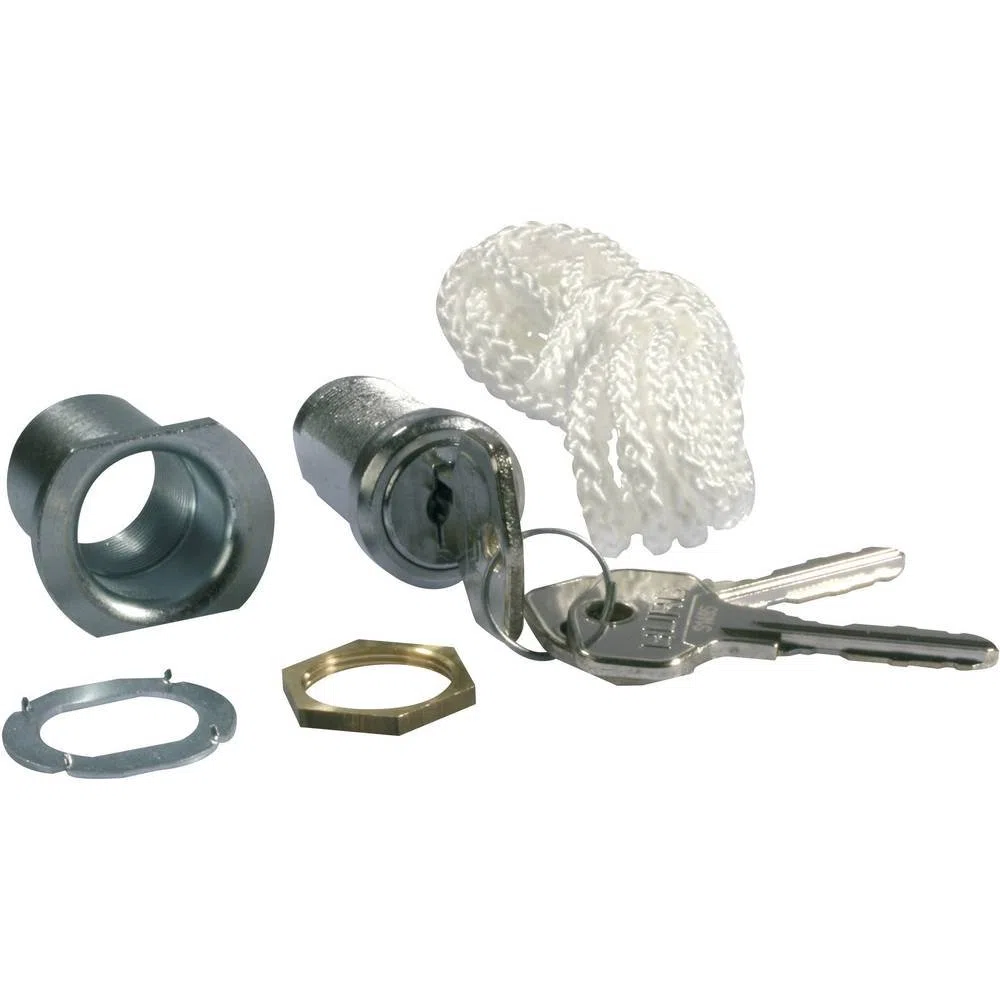 Somfy 2400658 apertura manuale a chiave per GDT/Gdk, Alu