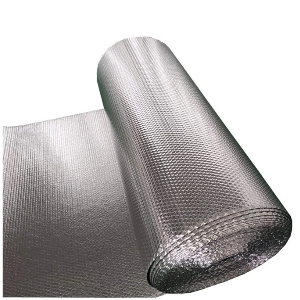 DIWAL Rotolo di Isolante Termico Riflettente Autoadesiva Rotolo di Isolamento A Doppia Bolla Isolante Rotolo Isolamento Pannello Termoriflettente per Termosifoni Tetto Attico Porta (Size : 1mx10m)