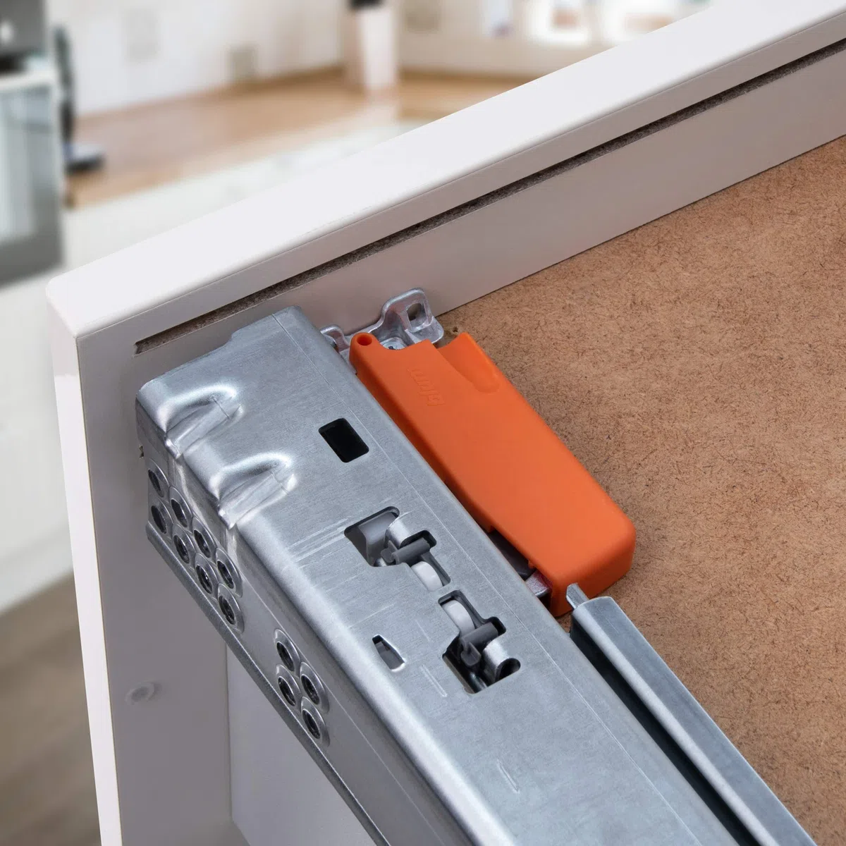 Gedotec Guide per cassetti con estrazione totale da 600 mm e ammortizzazione Blumotion, con sistema Blum Tandem 560H6000B, portata:40 kg, estrazione di cassetti soft-closing conattacchi