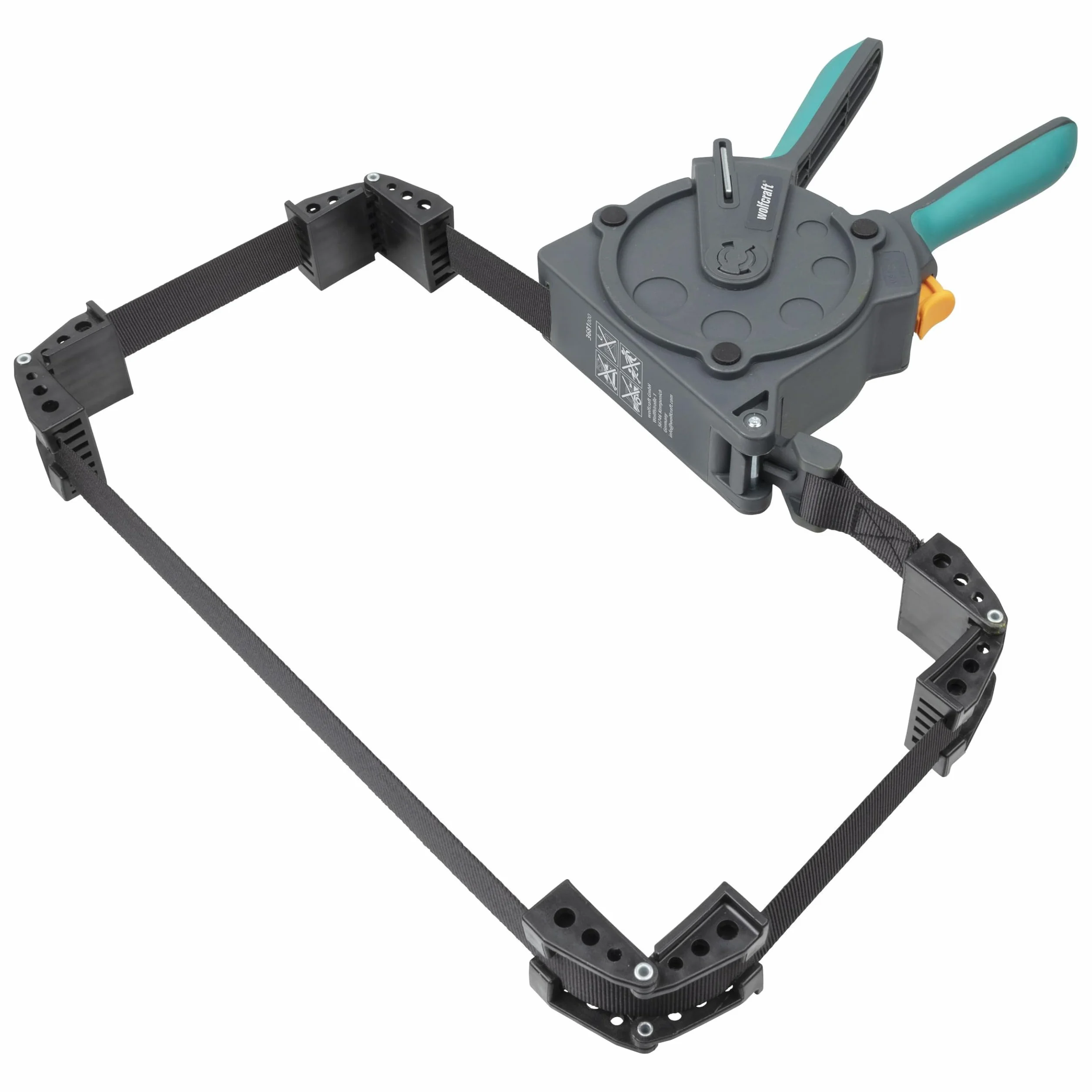 wolfcraft Morsetto a Cricchetto per Uso con una Sola Mano - Serraggio di Pezzi Rettangolari Assi e Telai - 3681000