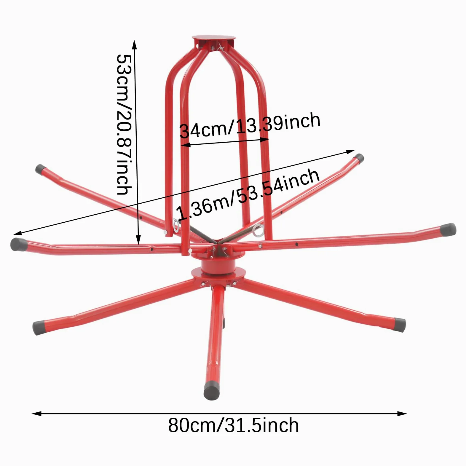 Avvolgitubo per riscaldamento a pavimento, 16 – 32 mm, capacità di carico 200 kg, avvolgitore per tubi di riscaldamento da 200 – 300 m di lunghezza (doppio cuscinetto)