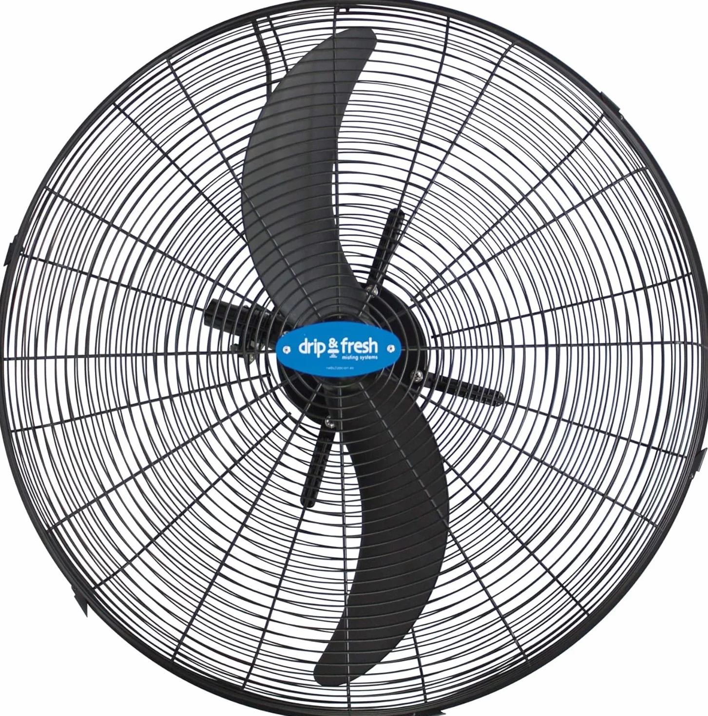 Drip&Fresh - Ventilatore a 2 Pale 24" con Supporto a Parete IP55 200W