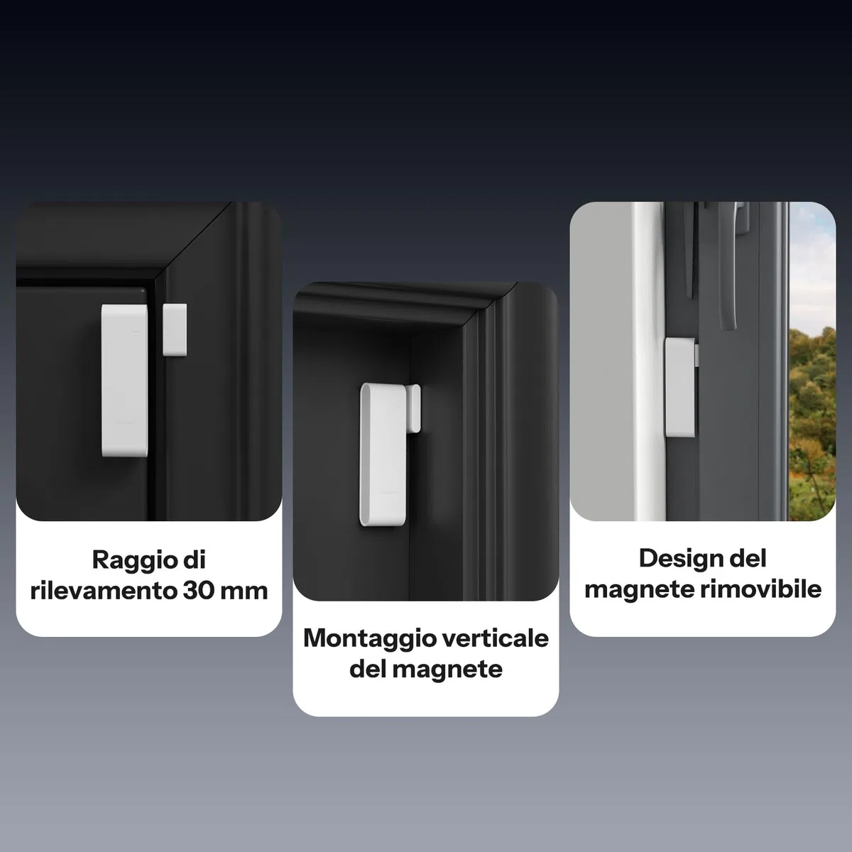 SONOFF SenseGuard DW Gen2 Zigbee Sensore per porta, monitoraggio apertura/chiusura, allarme per porte e finestre per la sicurezza domestica, allarme telefono, avviso di manomissione, domotica