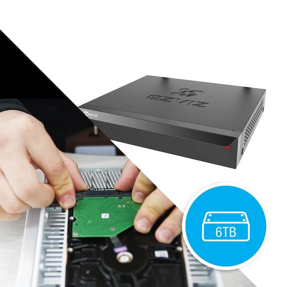 EZVIZ X5S-8 POE POE NVR 8CH POE FHD. HDD NON INCLUSO