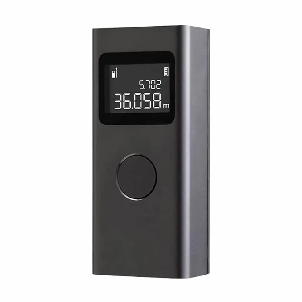 Xiaomi BHR5435GL Smart Laser Measure, Misuratore Laser, Display LCD 1.23", Alta Precisione, Controllo Remoto da APP, Grigio Scuro, Versione Italiana
