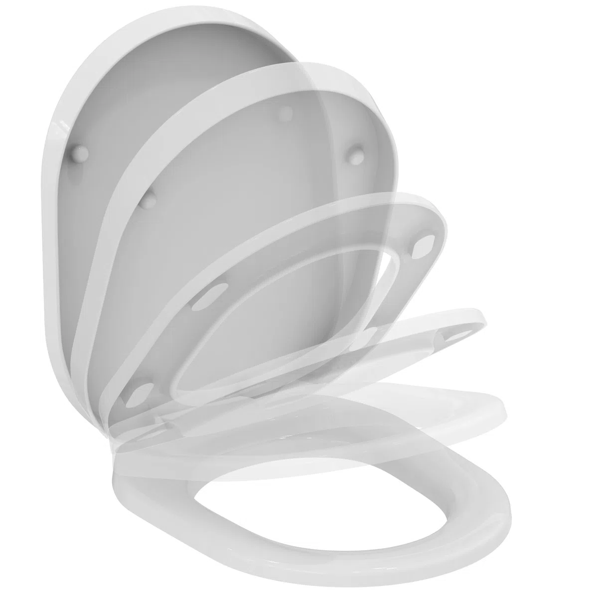 Sedile WC Ideal Standard K706101 Original Tonic con chiusura ammortizzata