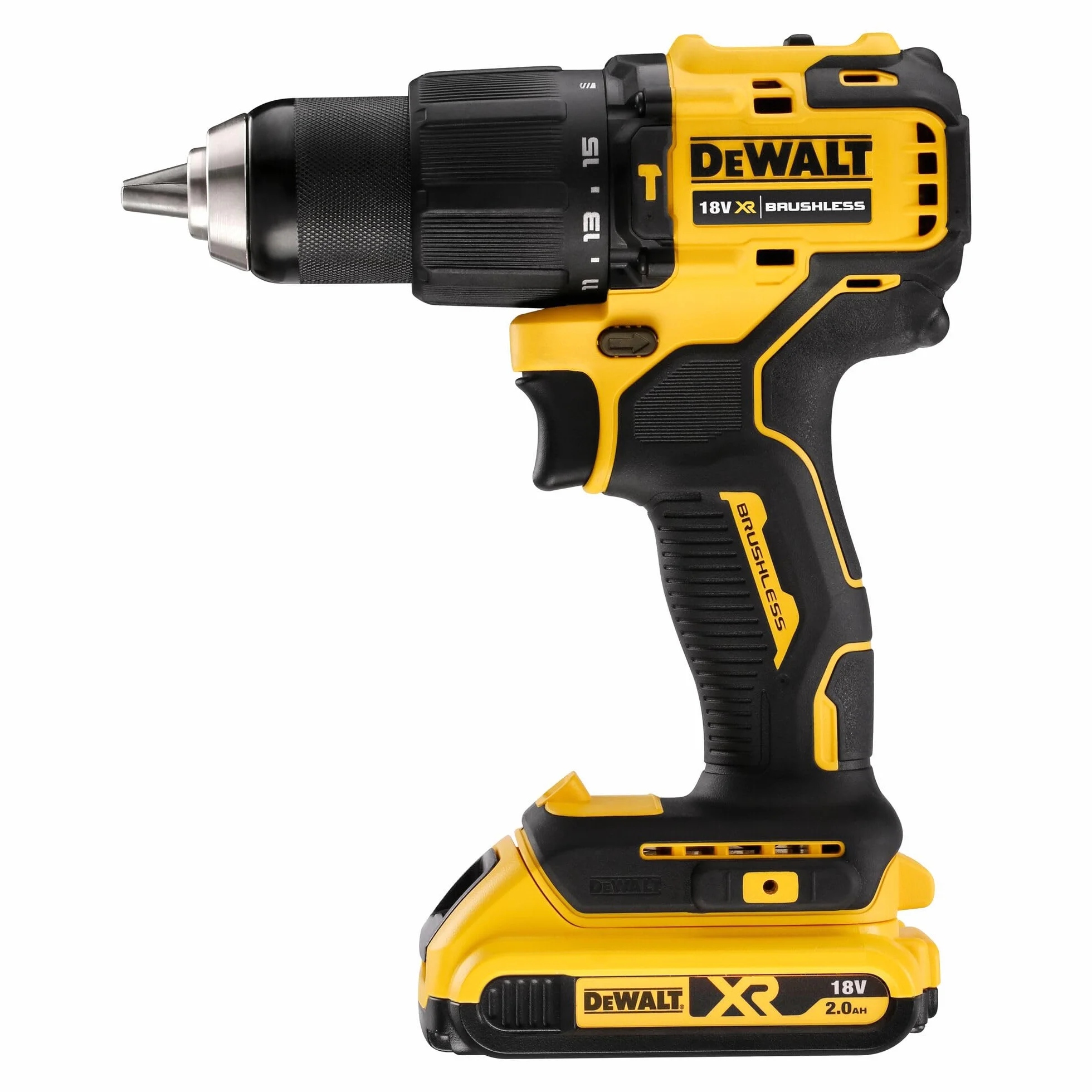 DEWALT DCD709D2T-QW Avvitatore a batteria con batteria con ricaricatore Motore senza spazzole