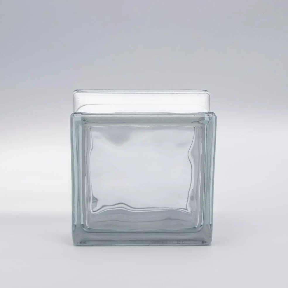 Fuchs Design Blocchi in vetro nuvola trasparente, 14,5 x 14,5 x 8 cm, 10 pezzi