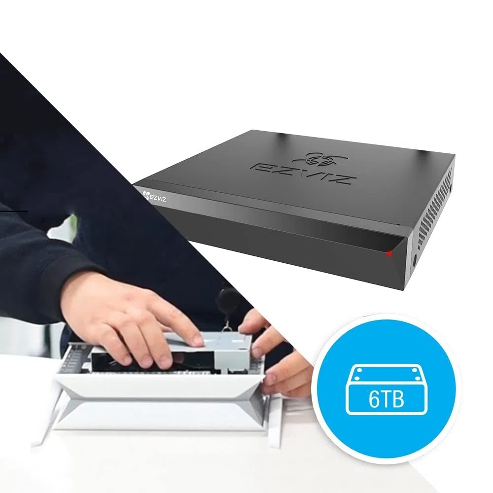 EZVIZ X5S-8 POE POE NVR 8CH POE FHD. HDD NON INCLUSO