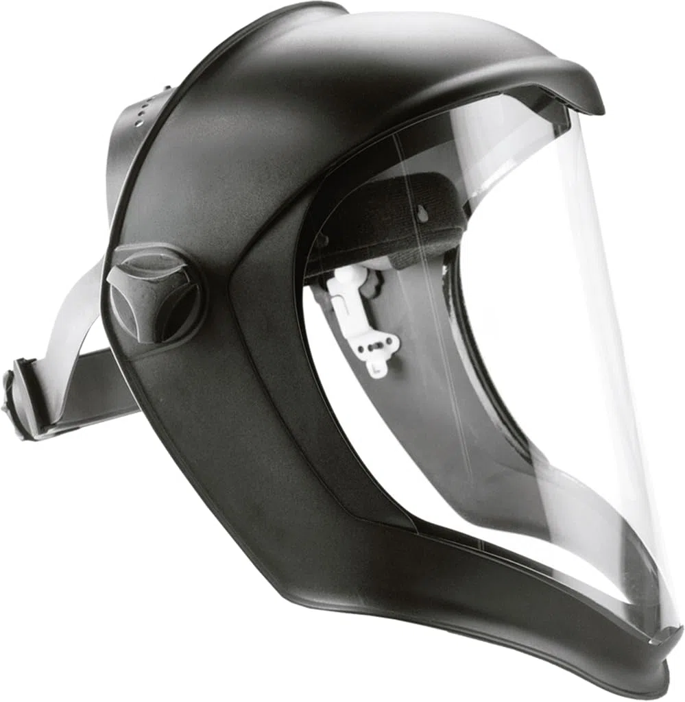 Honeywell Bionic Visiera Transparente Completa in Acetato Non-Rivestito, Calotta Nera, Taglia Unica, Design Dielettrico, 1011933 (1 Pezzo)