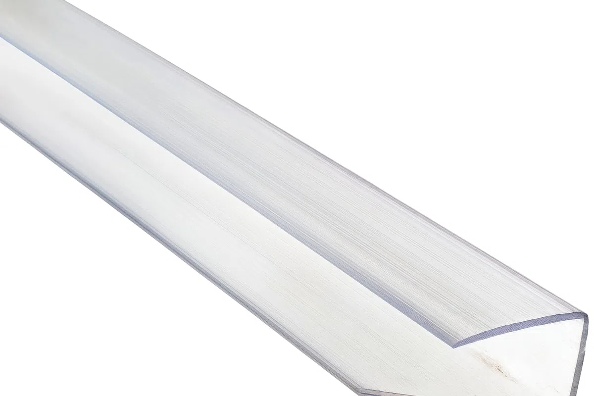 Profilo di Chiusura ad U per Policarbonato Alveolare MACROLUX - Sigillo Lastre Trasparente UV Protetto - Qualità Svizzera Stabilit Suisse - Serre Tettoie Pensiline (210 CM (H), 0.00, 6, Millimetri)