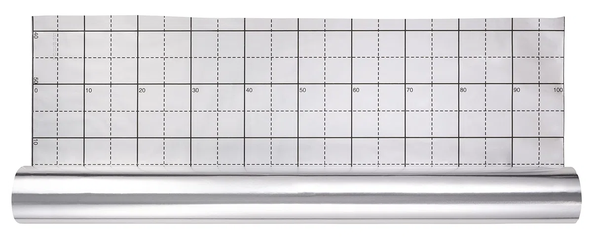 Rotolo di Pellicola in Alluminio Riflettente 50x1 m | Isolamento Termico Ottimale per Pavimento Radiante | Facile da Posare | NOYON & THIEBAULT