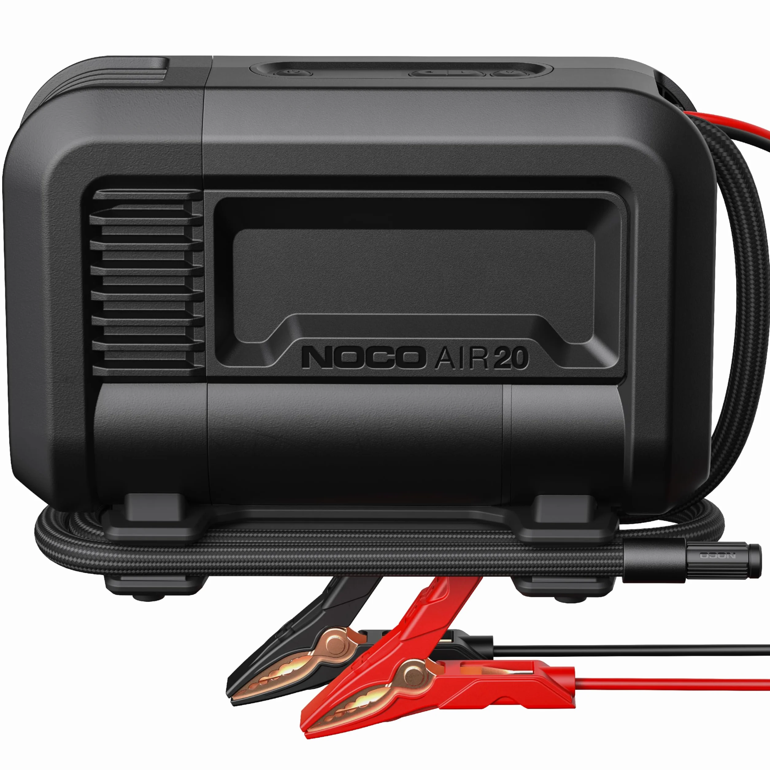 NOCO AIR20: Gonfiatore per Pneumatici da 20A – Compressore d’Aria Portatile 12V – Portata 47 SLPM, da 0 a 40 PSI in 2,5 Minuti – Manometro Digitale + Spegnimento Automatico
