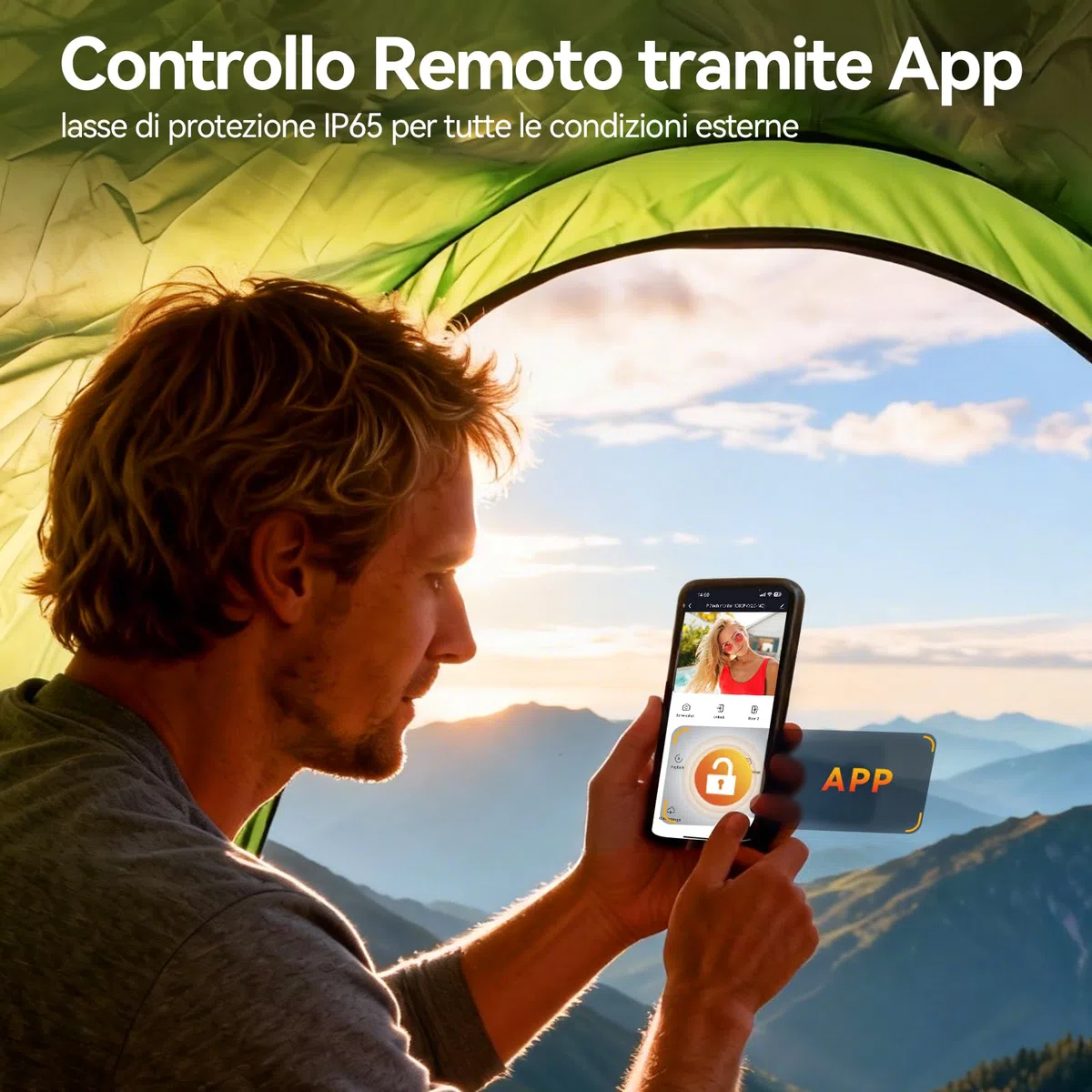 TMEZON Videocitofono Smart 2 Fili Video Citofoni Y70,Campanello Esterno con Telecamera,APP/Carta RFID Unlock,Rilevare Movimento Umano Intelligente,Monofamiliare