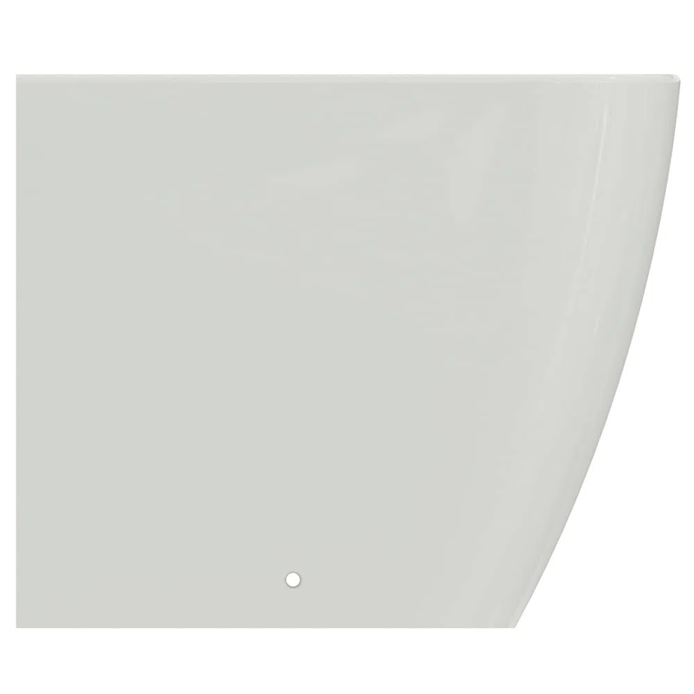 Ideal Standard - i.life S, Bidet a terra monoforo per installazione filo parete a profondità ridotta di soli 48cm, Bianco