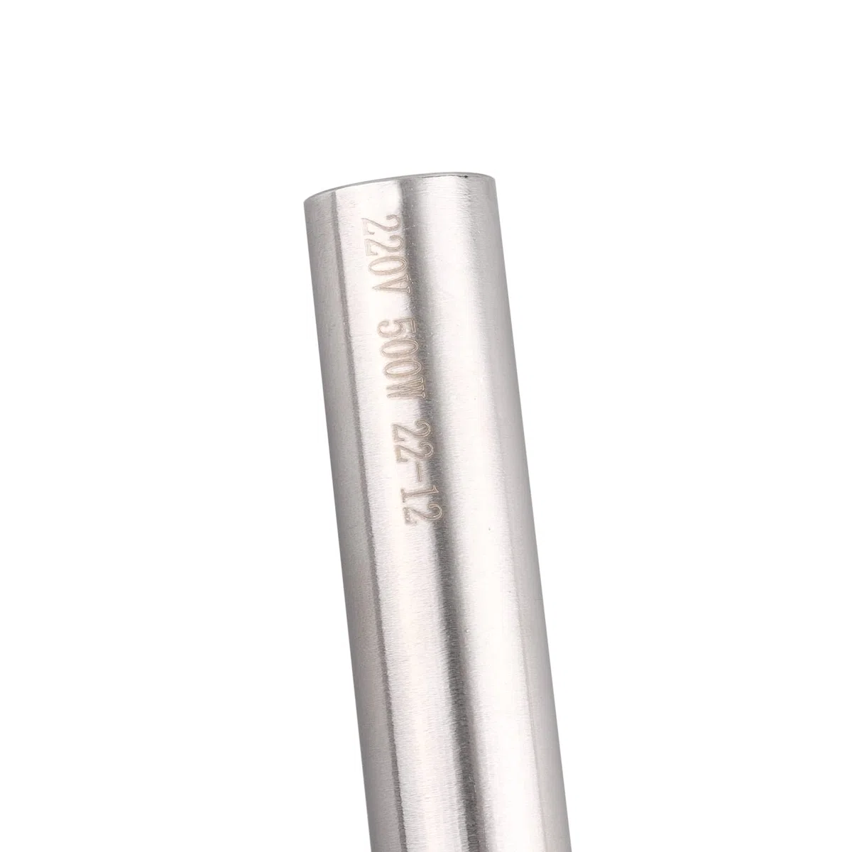 DERNORD Cartuccia riscaldante da 220 V, 500 W, con flangia da 3/4 pollici, multifunzione, per fai da te, in acciaio inox, lunghezza elemento riscaldante