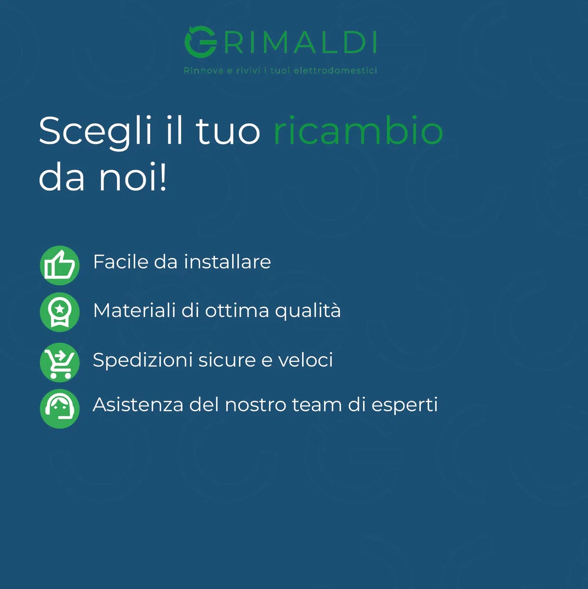 G GRIMALDI Ventilatore Assiale Aspirante Ø 250 mm Compatibile 23510013 — 220V 1400rpm — Flusso Aria Potente — Ricambio Alternativo per Estrattori e Refrigerazione