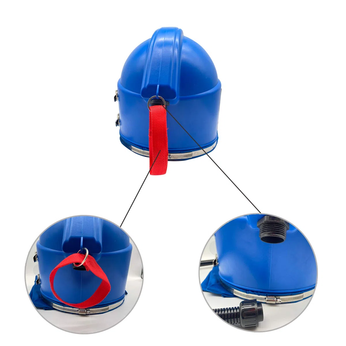 Sandblaster Casco sicuro Air Feed Sandblast Casco con spalla Protettiva Sand Blast Hood Protector per sabbiatura Dotato di un termostato Sandblaster