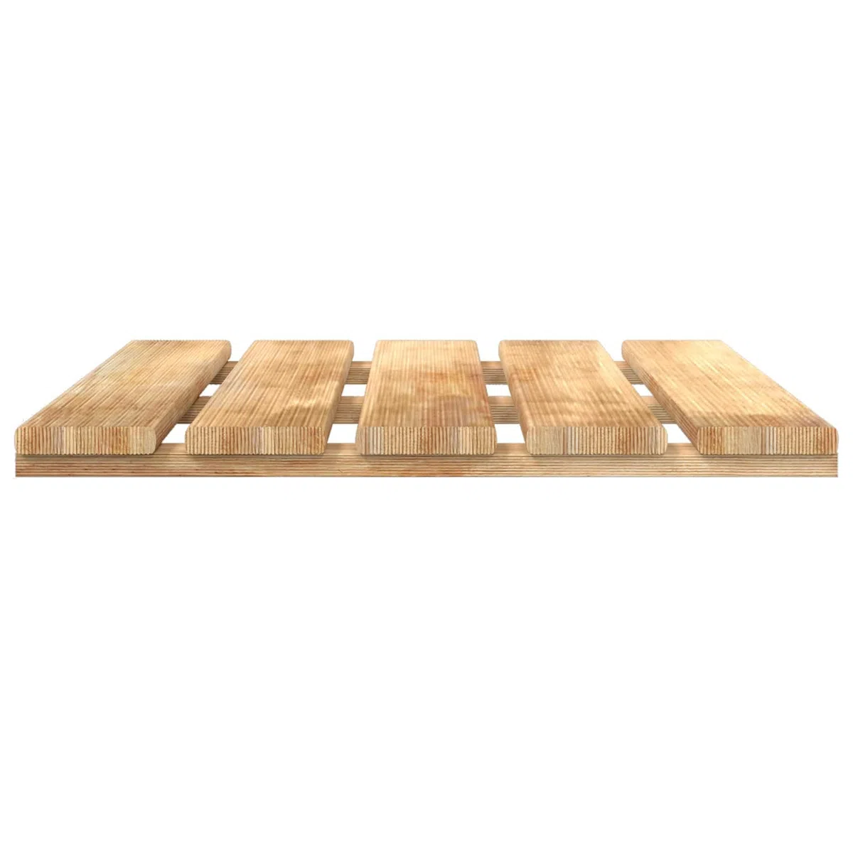 vidaXL Piastrella per Decking 6 pcs Marrone 50 x 50 cm, Giardino e terrazza, decking moderno in legno di pino resistente, set piastrelle quadrate per patio e piscina