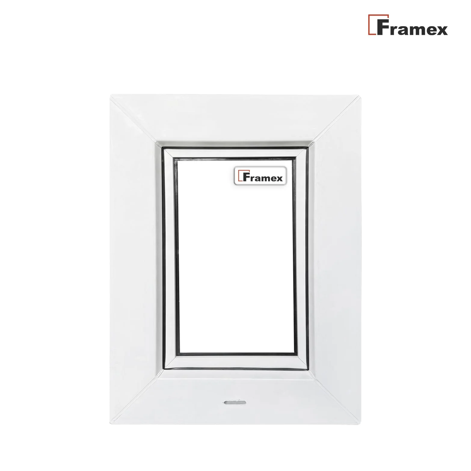 Finestra in PVC, a Ribalta e a Battente, Bianca, 100 x 60 cm (1000 x 600 mm), Vetro Singolo – Finestra in PVC con funzione di Ribalta e a Battente, per ventilazione, scantinati