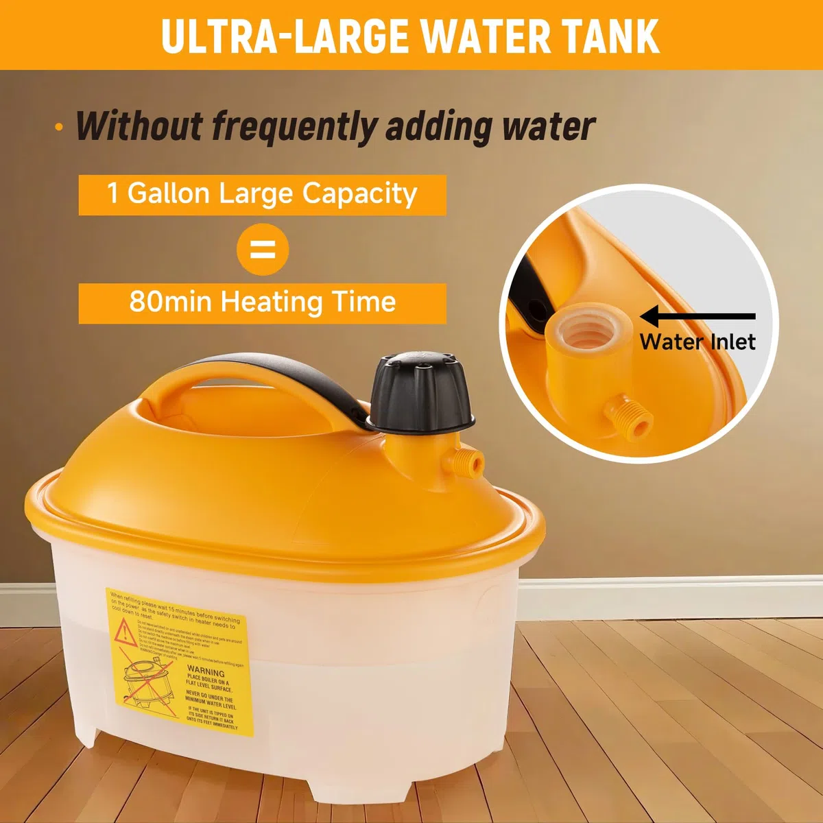 Hoteche Estrattore di carta da parati a vapore da 2000 W, efficiente rimozione della carta da parati con serbatoio dell'acqua da 4,5 l, tubo da 3 m e accessori, dispositivo a vapore ecologico per