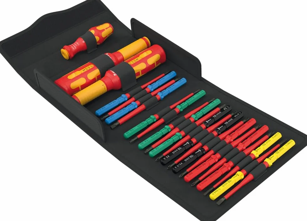 Wera Kraftform Kompakt VDE Safe-Torque Speed Set 1 chiave per quadro elettrico, 23 pezzi