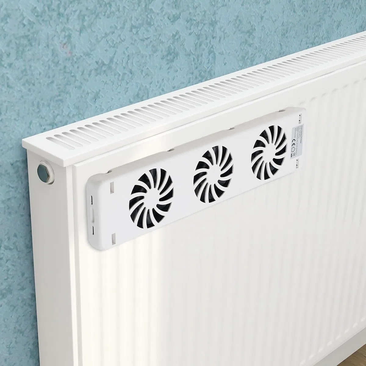 Set di ventilatori per termosifoni, 3 ventole, radiatori intelligenti per riscaldatori e radiatori