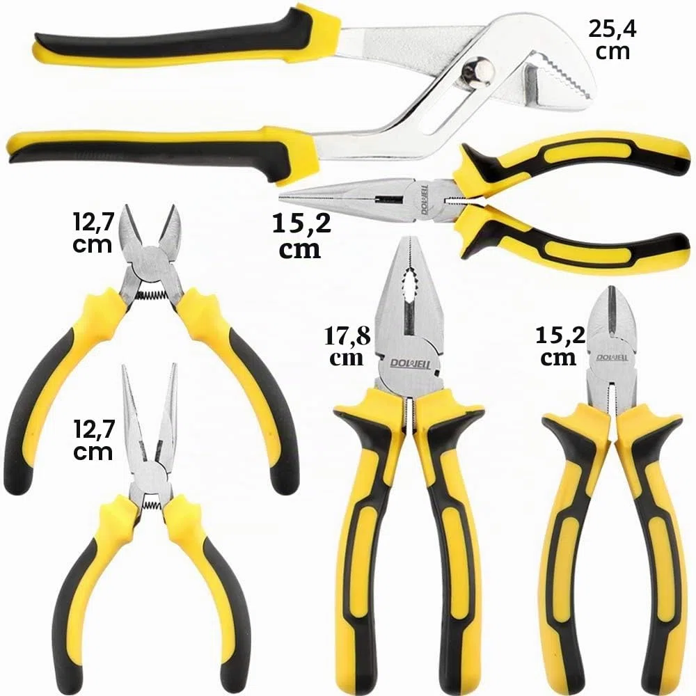 DOWELL Set di 24 Pezzi di Utensili per Casa, Kit di Utensili a Mano per Riparazioni Domestiche con Borsa Portautensili Portatile